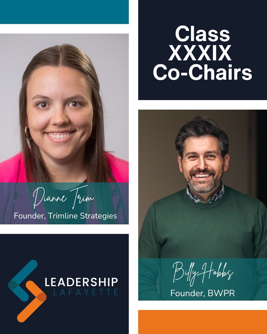 Class XXXIX Co Chairs Announcement Class XXXIX Co Chairs Announcement